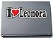 Produktbild INDIGOS UG - Aufkleber - I Love Heart Decal Sticker Laptopskin Laptopaufkleber 210 mm - Ich Liebe - Name (Mann, Frau, Kind, Junge, Mädchen) - I Love Leonora