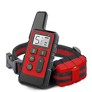 Dog Training Collar 500M Electric Shock Sound Anti-Bark Remote Waterproof USB Rechargeable LCD Dogs Training Adjustable