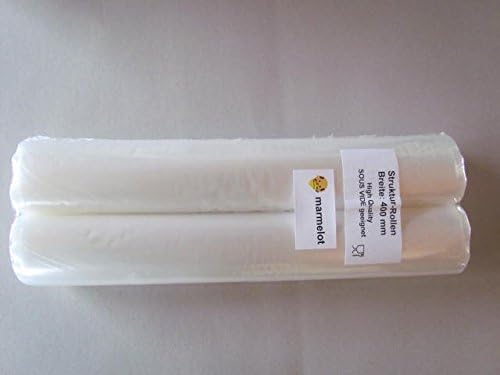 Vacuum Food Sealer Foil with microstructure 40cm wide- 2 rolls 6 meter for all sealer brands