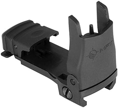 MFT Front BackUp Sight Flip Up w/Elevation Adj - Black