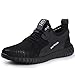 Produktbild ZOEASHLEY Sicherheitsschuhe Herren Damen Arbeitsschuhe S3 Leicht Stahlkappe Sneaker, Schwarz-f, 42 EU