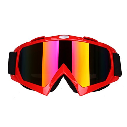 Foxom AntiGraffio Antivento Anti-UV UV400 Occhiali Occhiali per Sci Ciclismo Arrampicata Escursioni Motociclo ATV di Motocross
