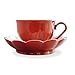Produktbild Augarten Mokkatasse, Porzellan, Vollfond Rot, 9.5 x 9.5 x 5 cm, 2-Einheiten