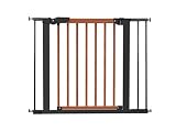 Baby Dan Avantgarde schwarzSchutzgitter Tür und Treppenschutz zum Klemmen, 71.3- 97.6 cm, kirsche / schwarz