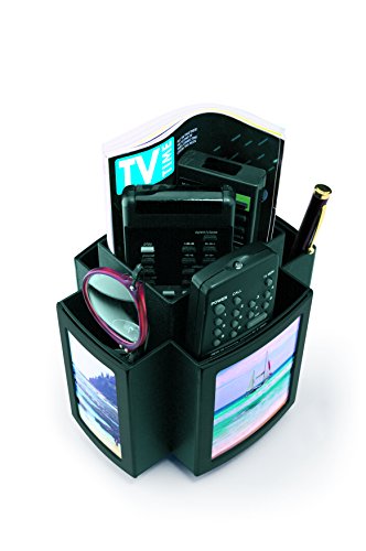 Perfect Solutions Spinning TV Organiser, Black