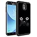 Produktbild Schutzhülle für Samsung Galaxy J7 2018/J7 Refine/J7 Star/J7 TOP/J7 Aero/J7 Eon, Rossy Hybrid-TPU-Kunststoff, zweischichtige Armor Defender Schutzhülle für Samsung Galaxy J7 2018, Schwarze Katzenaugen