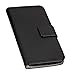 Produktbild Book Style Handy Tasche - NAS. - für Wiko Kite - Cover Case Schutz Hülle Etui Schutzhülle in der Farbe Schwarz - (Bulk)