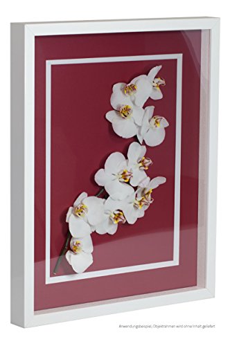 Objektrahmen FrameBox VARIO36 Weiß (matt) 30x40cm zum Einrahmen von Trikots