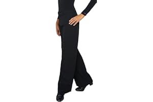 Ready4Dance Pantaloni Uomo Eleganti Nero S–4XL – Ballo Standard, Latino e Sala – Made in Italy – Tessuto Elasticizzato Professionale – Comfort e Vestibilità Perfetta