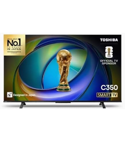 Toshiba 55C350RP 55 inch Smart 4K TV with REGZA ENGINE ZR, Dolby