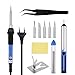 Price comparison product image YUNIQUE UK ® Soldering Iron 60 W 7 in 1 Adjustable Temperature Kit With 5 Tips for Soldering Iron Tweezers Blower and many other accessories for Soldering Mobile Phones PC Televisions and Components