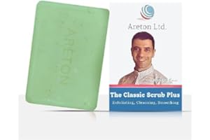 ARETON Jabón exfoliante exfoliante con ácido salicílico con 8 ingredientes activos para limpiador de acné, manchas oscuras, brillo de la piel, antiimperfecciones y antimanchas solares Jabón en barra kójico