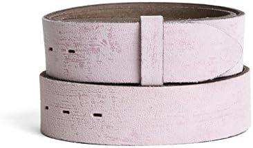 VaModa Leather belt, Nassau rosa, Length=90cm, PressStuds, without buckle