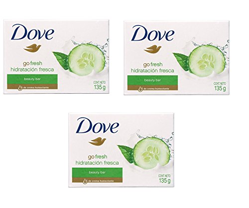 Dove Go Fresh Fresh Moisturizing Beauty Cream Bar 135g (Pack of 3) price