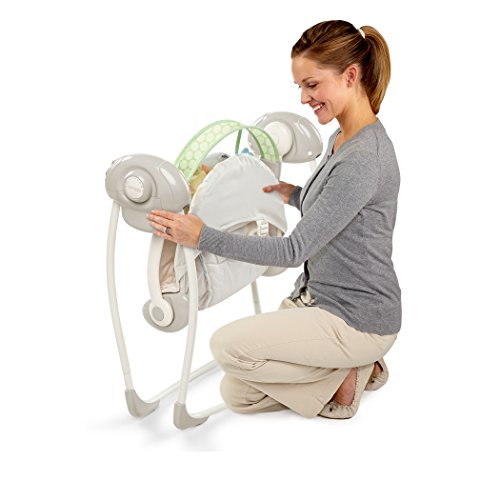 Ingenuity 10248 Soothe and Delight Portable Swing – Sunny Snuggles - 10