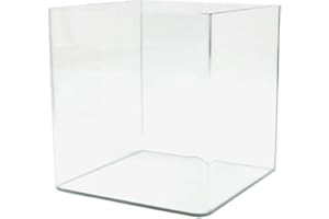 Amtra Nanotank 90 - Réservoir d'Aquarium 90 L - Boîtier en Verre Extra Clair 45 x 45 x 45 cm - Réservoir pour Poissons Rouges Ou comme Réservoir pour Tortues d'eau avec Tapis Absorbant