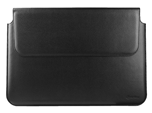 Emartbuy Lenovo Yoga 710 14 Zoll Schwarz PU Leder Magnetisches Kasten Folio Mappen Kasten Abdeckung Hülse ( 13.3 to 14 Zoll ) - 2
