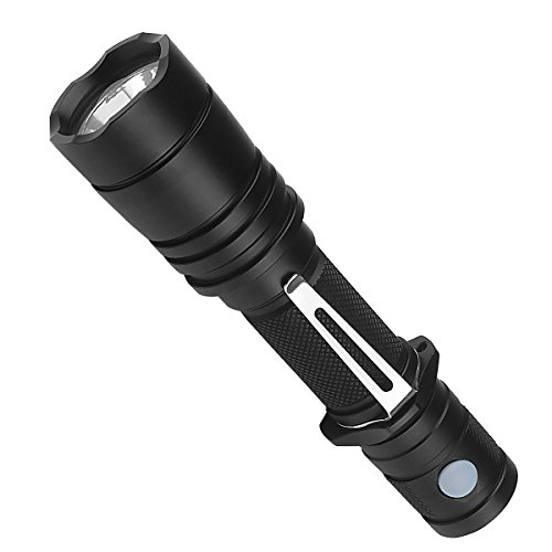 Odepro Taktische Taschenlampe EDC Taschenlampe IP68 Wasserdichte Militär Taschenlampe mit 3000mah Akku für den täglichen Gebrauch