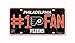 Price comparison product image NHL Philadelphia Flyers #1 Fan Metal Auto Tag