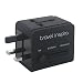 Produktbild Reiseadapter, Travel Inspira Universal Netzadapter Weltweit Reisestecker mit 2 USB für USA EU UK AUS Neuseeland Japan Thailand China usw.