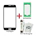 Produktbild iTG® PREMIUM Displayglas Reparatur-Set für Samsung Galaxy J3 (2016) DUOS Schwarz - Oleophobic Front Display Glas für Modell SM-J320F + Vorgeschnittene 3M Klebefolie und iTG® Werkzeug-Set