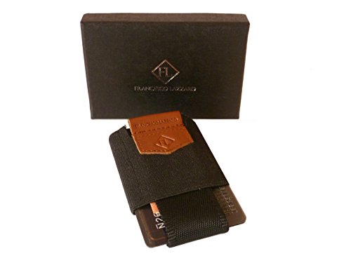 Preisvergleich Produktbild AKTION - Handgefertigtes Miniwallet Kartenetui für Damen und Herren - hochwertig und stilvoll mit kleinem Fach für Geldscheine und Münzen - Das luxuriöse Portemonnaie für jede Hosentasche