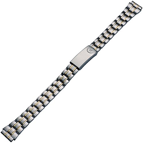 Uhrenarmband 12mm Edelstahl bicolor, silber/gold - Marburger Uhrband Basic Line - mit Faltschliee - Gliederband / Metallband / Ersatzband fr Armbanduhren - Uhrenarmbnder von Marburger seit 1945 Uhrenarmband 12mm Edelstahl bicolor, silber/gold - Marburger Uhrband Basic Line - mit Faltschliee - Gliederband / Metallband / Ersatzband fr Armbanduhren - Uhrenarmbnder von Marburger seit 1945
