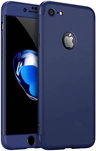 iPhone 7 Case,iPhone 7 cover TXLING 360 Degree Protection 3 in 1 Slim Cover Shockproof Shell Full Body Coverage Protection Case For iPhone 7 4.7 - blue