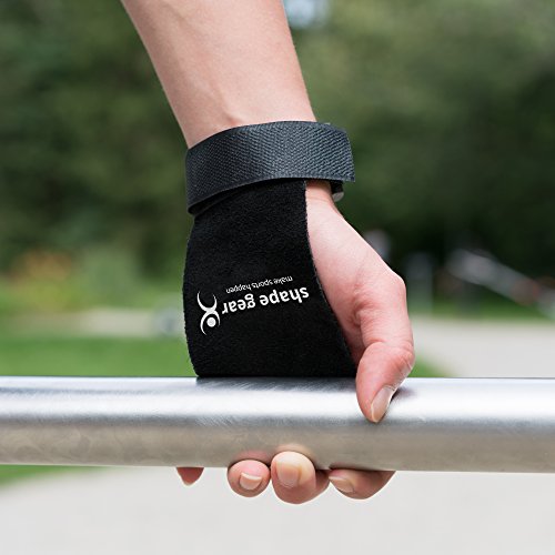 Premium Handschutz / Handschuhe aus Echtleder – Extra stabil – perfekt für Workouts für Crossfit, Turnen, Calisthenics, Freeletics, Gewichtheben und Gymnastik - 7