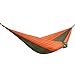 Produktbild Goodbox Ultraleichte Reise Camping Hängematte Swing Hängematte Camping Hammock, Reise-Hängematte, Travel-Hammock,(270x140 cm) für Draußen Drinnen Garten und Outdoor Trekking (Armee grün-Orange rot)