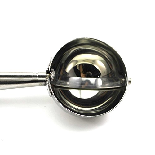 Dauerhaft Edelstahl Eisportionierer Obst-Brei und Süßwaren Löffel Für Küche Kugel Größe Klein - 7