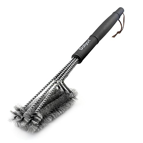 Dailyart 100% Edelstahl BBQ Grillbürste—Professionelle Werkzeug Küche Freien Grillbürste, Reiniger Werkzeug,Silikonpinsel, Perfekt für gewerblichen Einsatz, Outdoor und Camping.(3 PCS) - 2