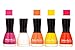 Fashion Bar Nail Polish in Voilet ,White,Peach,Yellow ,Dark Orange Shades RS.279.00