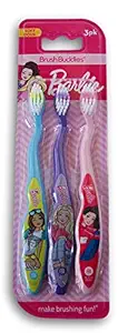 Girls Soft Bristle Toothbrush Set - 3 Count