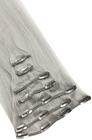 Accessories G Remy Real Human Hair Clip-in Hair Extension Set 7 Pieces 80g Hochwertigeres Remy Hair 40 cm