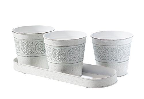Blumentopf, Kräutertopf, Übertopf, Metalltopf