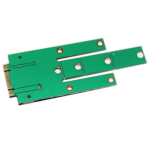 BlueBeach® NGFF M.2 PCI-E 2 Lanes zu MSATA 50mm Mini PCI-E 18 + 8 SSD Festplatten - 3