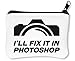 Produktbild I'll Fix It In Photoshop Photographer Reißverschluss-Geldbörse Brieftasche Geldbörse