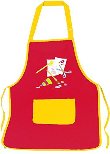 Mädchen - Kinderschürze (50 x 75 cm / 100 % Baumwolle) bis 40° waschbar