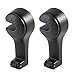 Produktbild Nosii Multifunktions Universal Auto Kopfstütze Handyhalter Haken für Hängende Tasche Kleidung Auto Rücksitz Einstellbar Telefon Ständer Aufhänger Haken (Color : 2Pcs Black)