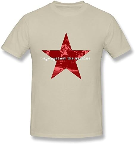 Men's Rage Against The Machine Logo Crew Neck T Shirts XX-Large
