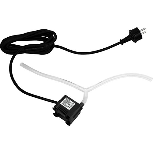 Metallbrunnen mit 2 Fröschen, Ø46xH43cm, inkl. Elektropumpe, Zimmerbrunnen, Antik-Look / Metall - 4