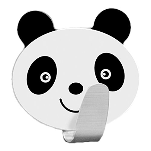 Tatkraft Panda Stark Selbstklebend Edelstahl Handtuchhaken Badezimmer Kinderzimmer 2tk - 2