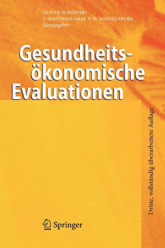 Gesundheitsökonomische Evaluationen (German Edition)