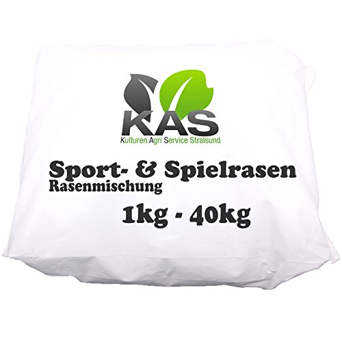KAS – Sport- und Spielrasen Rasenmischung Rasensaat Rasensamen (10kg) - 2