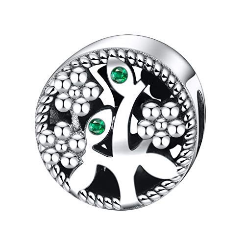 JIAYIQI Mujer plata de ley 925 Cubic Zirconia