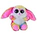 Produktbild Bauer Spielwaren "Blickfänger Glitter" Hase: Flauschiges Kuscheltier mit Glitzer-Augen, ideal auch als Smartphone-Halter, 15 cm, pink-bunt (14234)