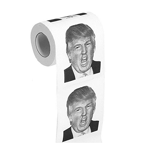 Preisvergleich Produktbild Edhua Lustige Gag Donald Trump-Toilettenpapier, lustige