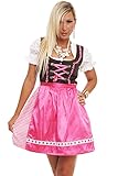 4211 Fashion4Young Damen Dirndl 3 tlg.Trachtenkleid Kleid...