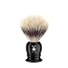 Muhle Synthetic Silvertip Fibre Shaving Brush With Small Black Resin Handle